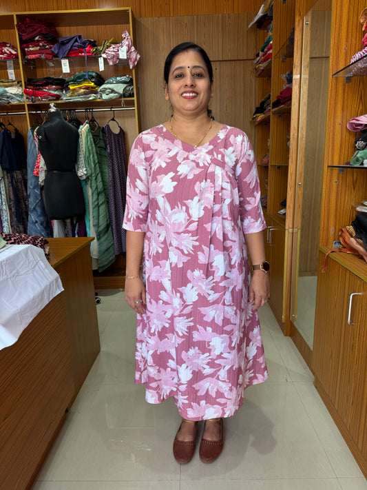 Pink Umbrella Pattern Co-Ord Set