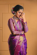 Purple - Silk Saree for Women