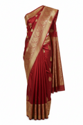 Red silk saree