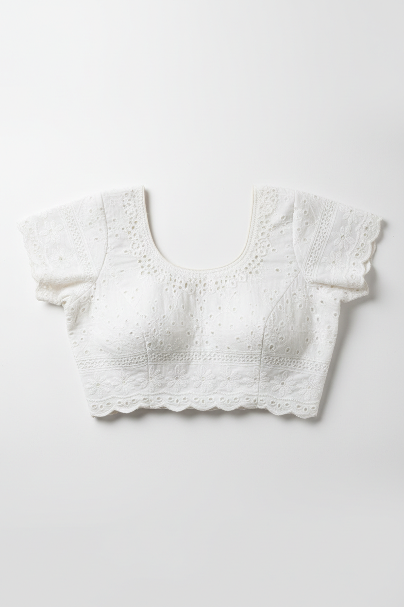 White Hakoba Blouse